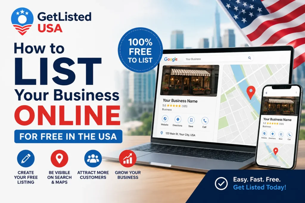 How to List Your Business Online for Free in the USA