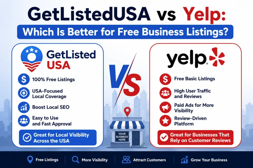 GetListedUSA vs Yelp